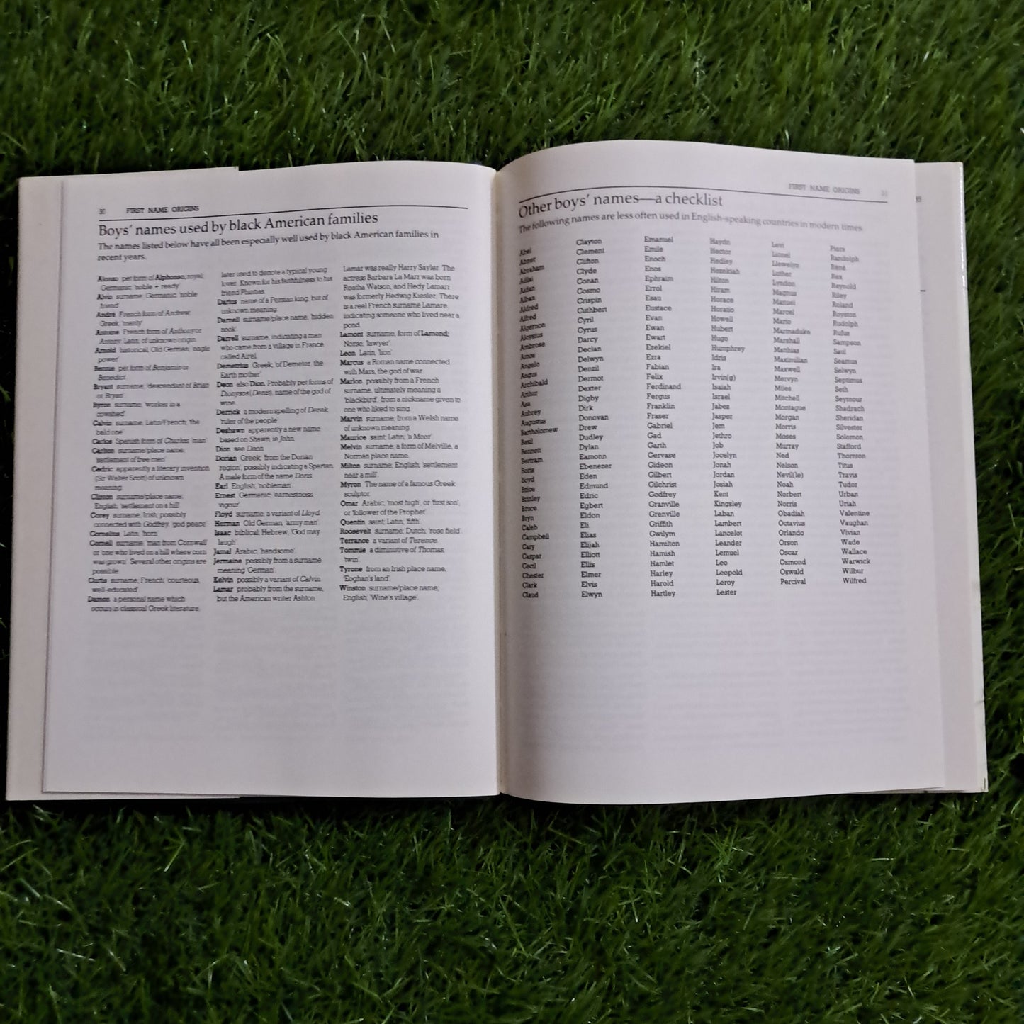 THE GUINNESS BOOK OF NAMES