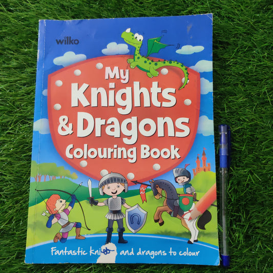 My Knights &Dragons colouring book
