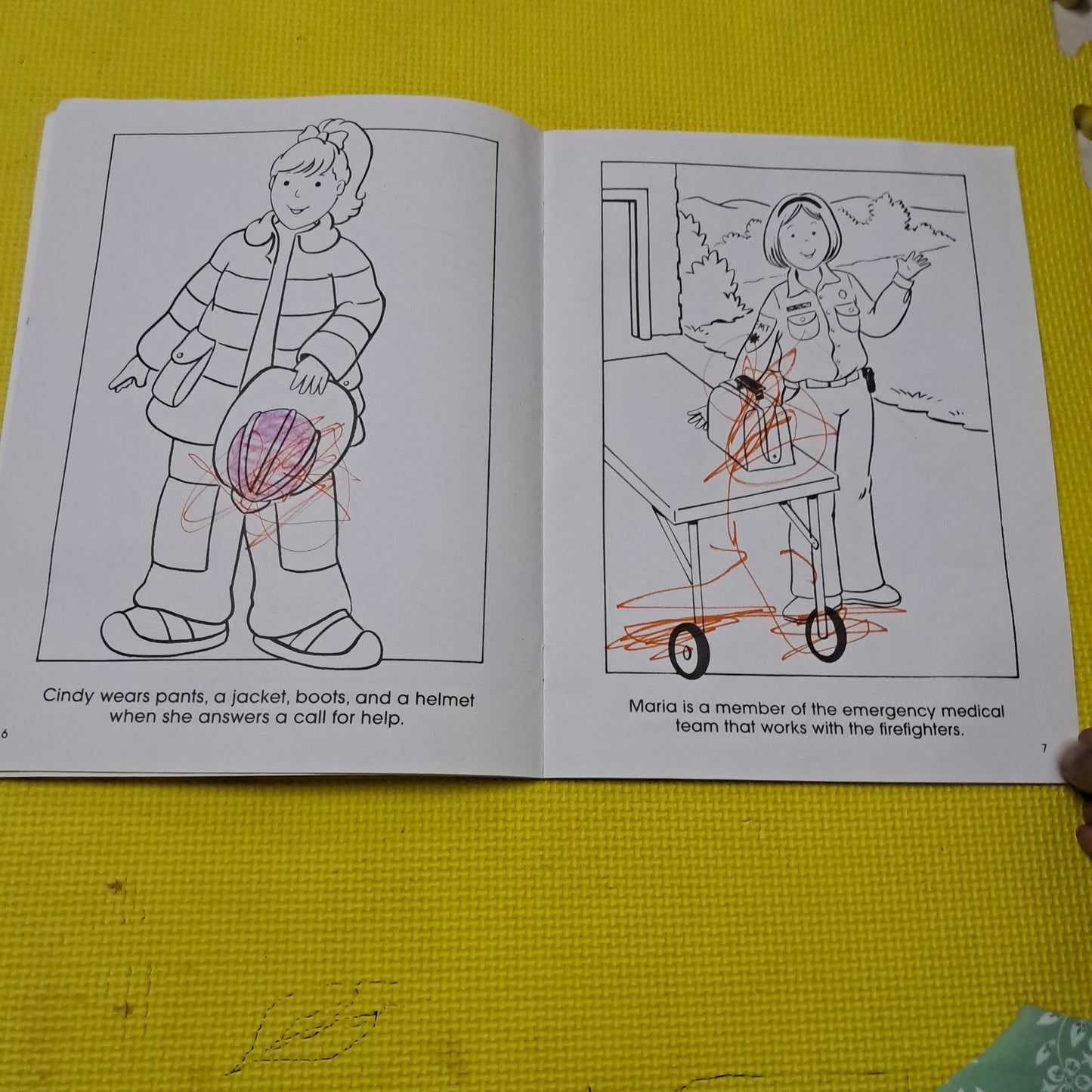 FIRE HOUSE COLORING BOOK