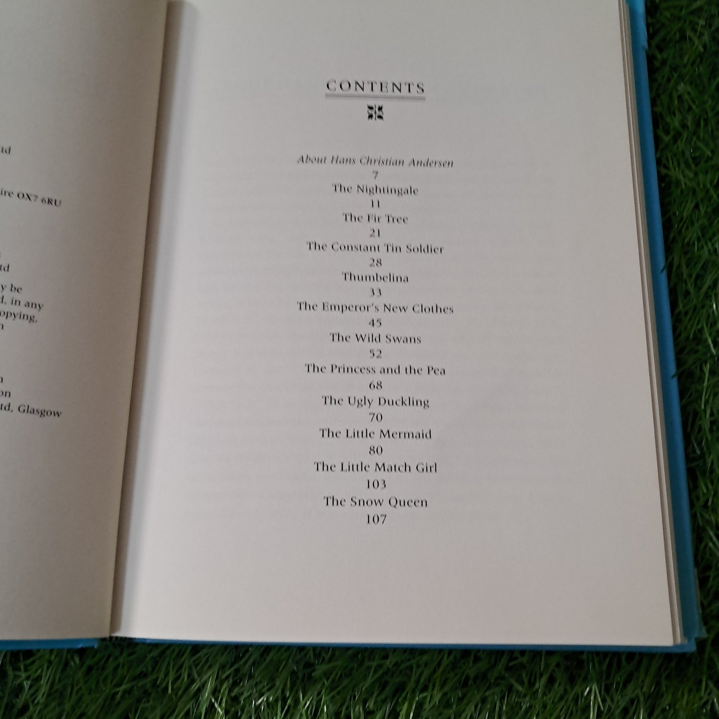 HANS CHRISTIAN ANDERSEN