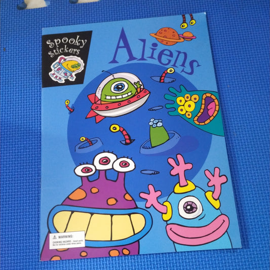 Aliens Spooky Stickers