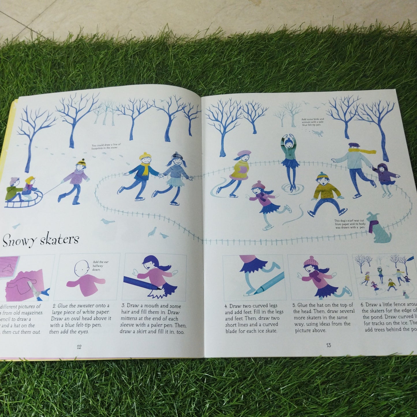 Usborne Activities Christmas things to draw