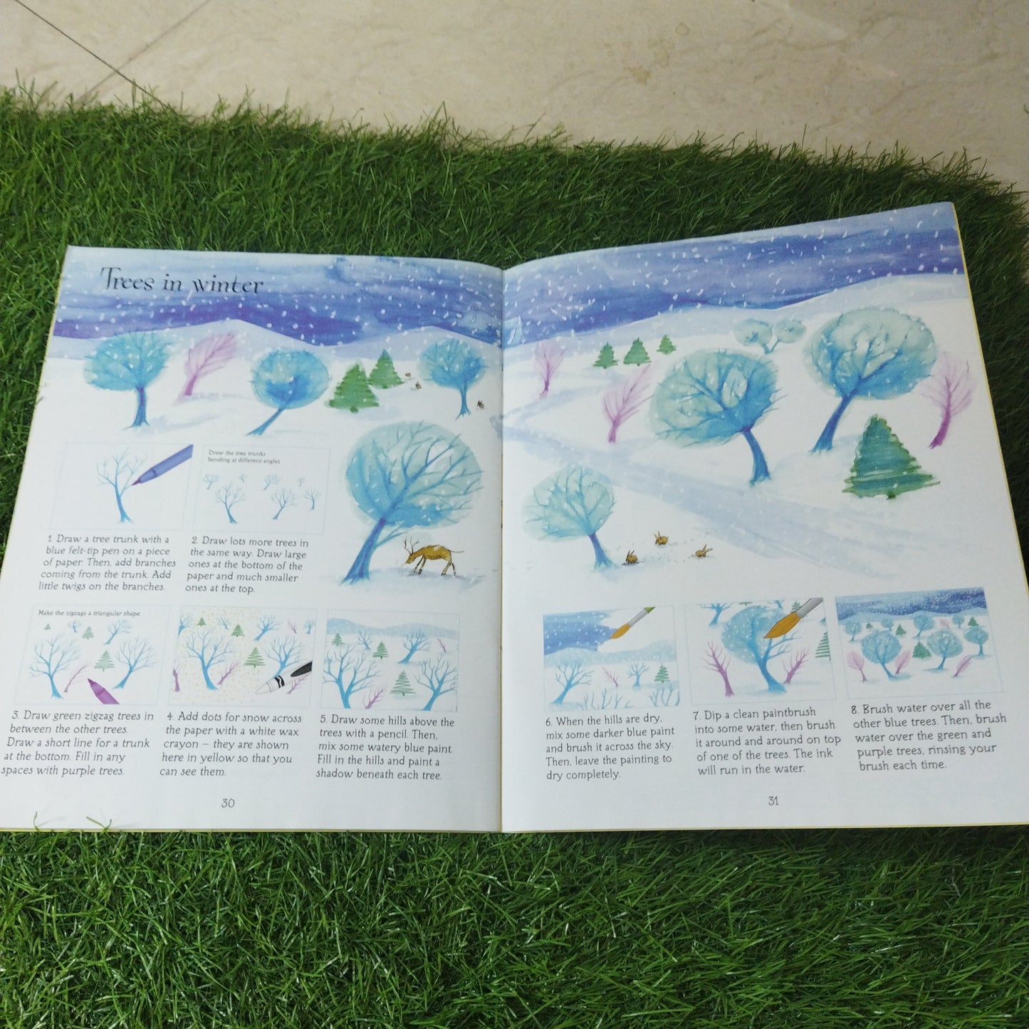 Usborne Activities Christmas things to draw