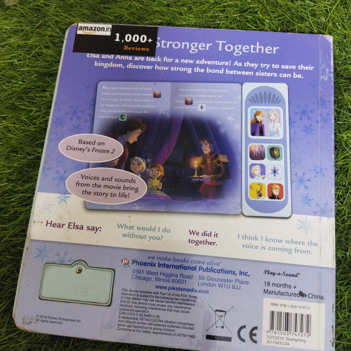 Board and Sound book | Disney FROZEN II Stronger Together