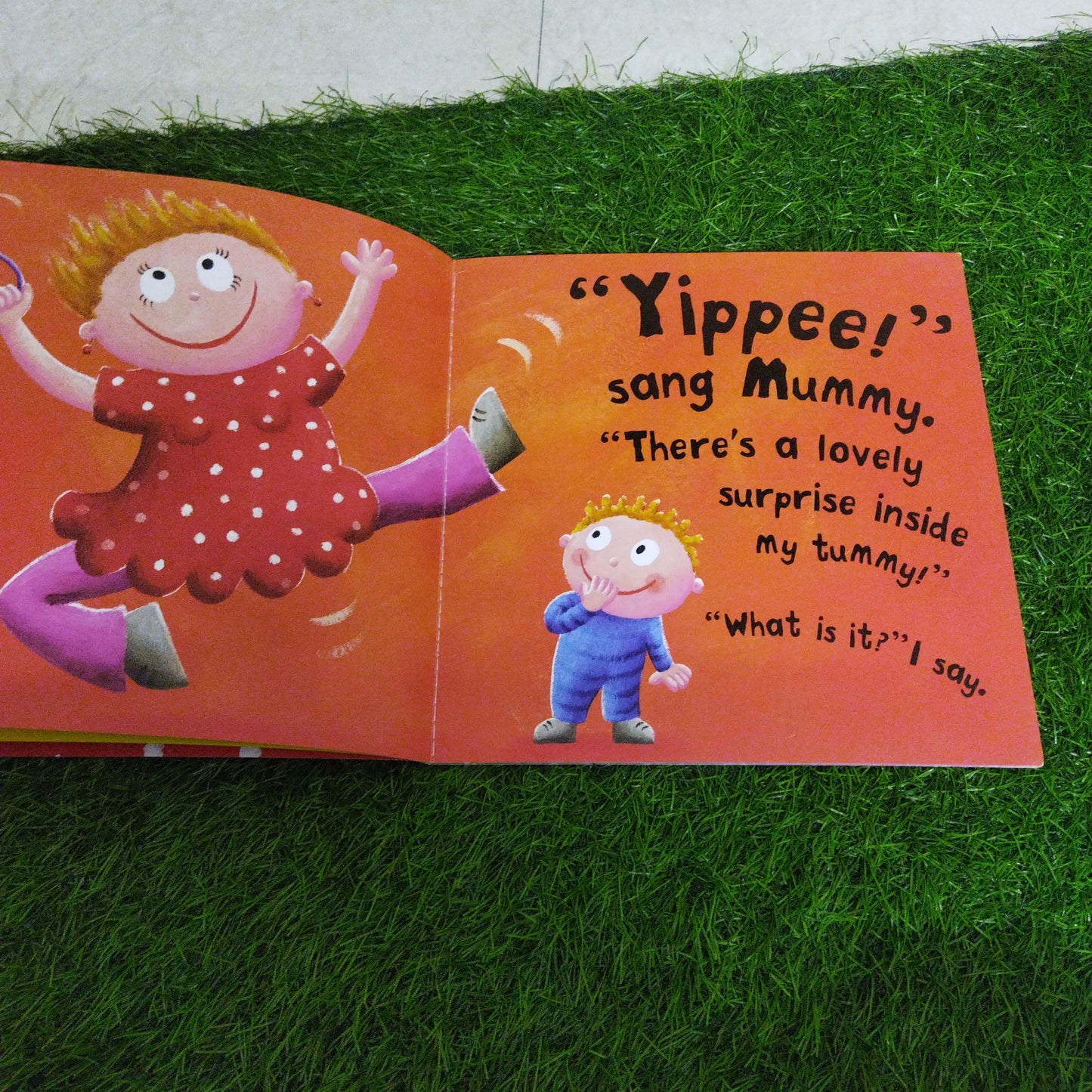 What's in your Tummy ,Mummy? | Flap Book