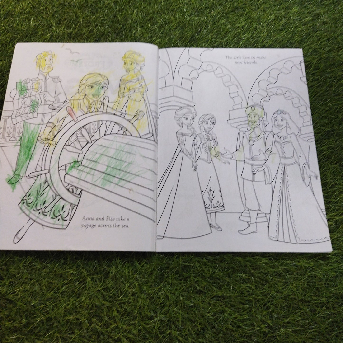 From the movie Disney FROZEN MEGA Colouring