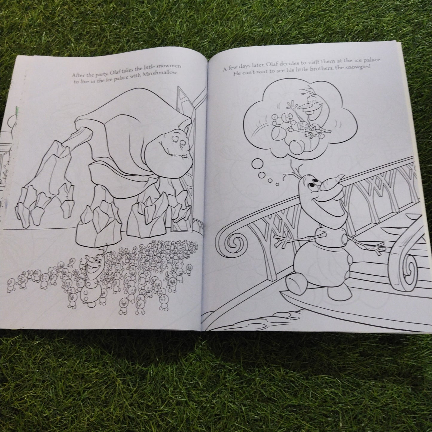 From the movie Disney FROZEN MEGA Colouring