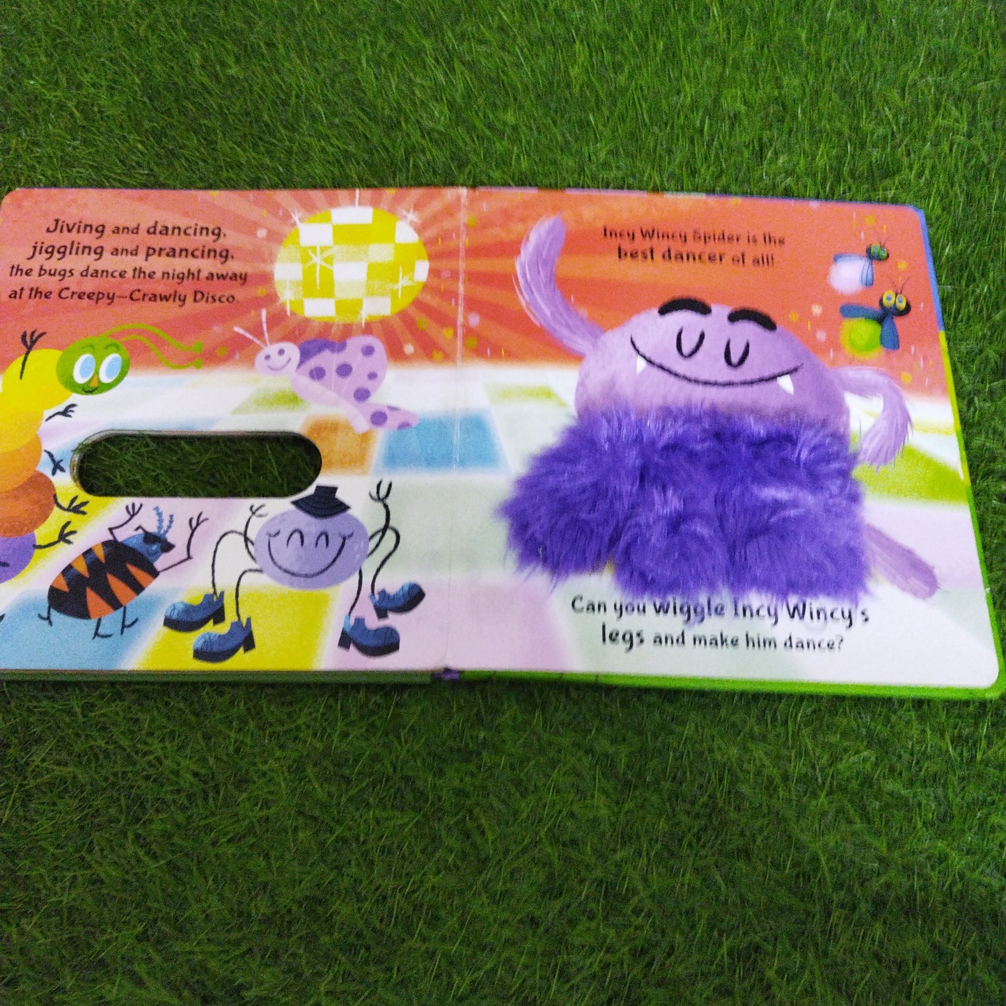 Incy Wincy Spider with wiggly jiggly legs !