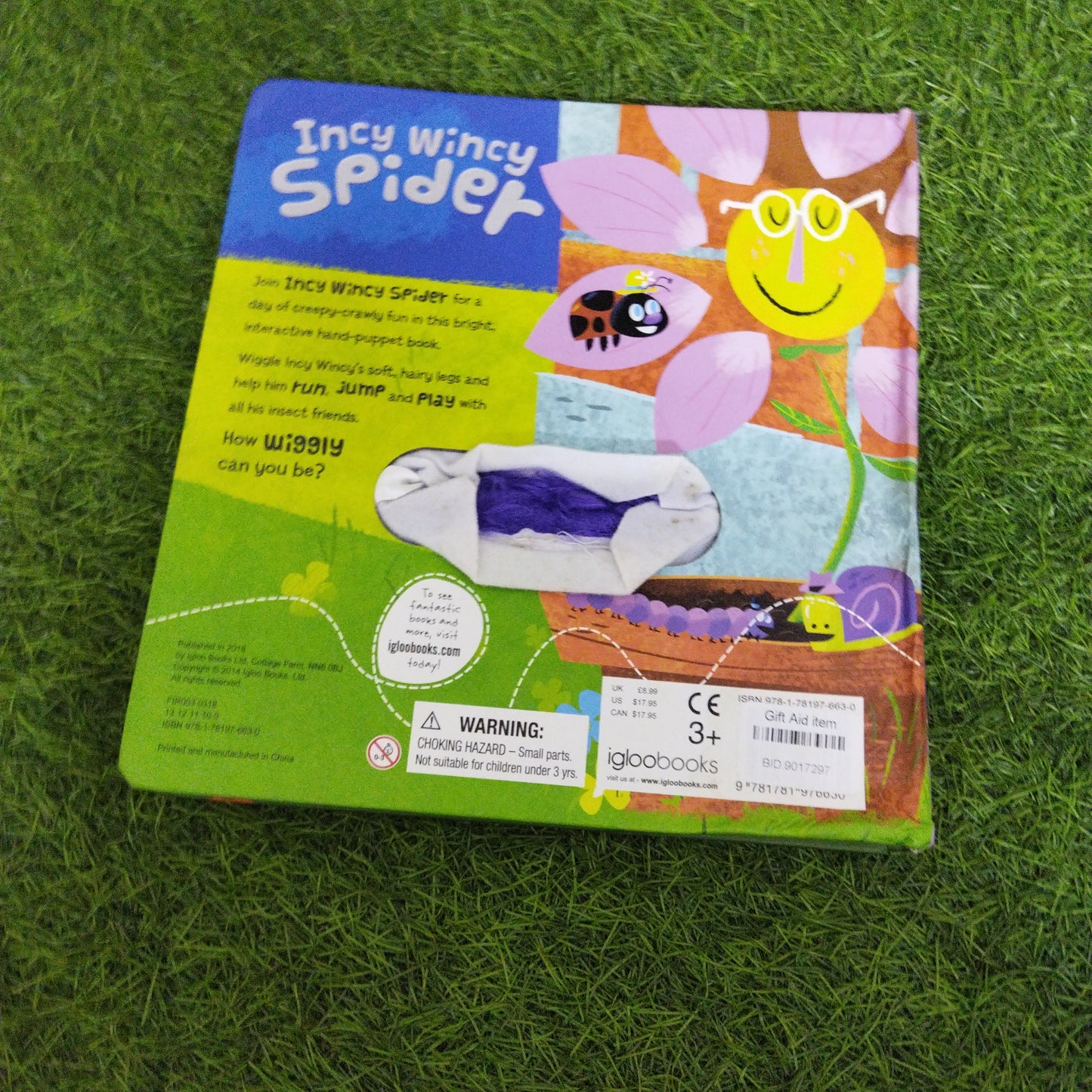 Incy Wincy Spider with wiggly jiggly legs !