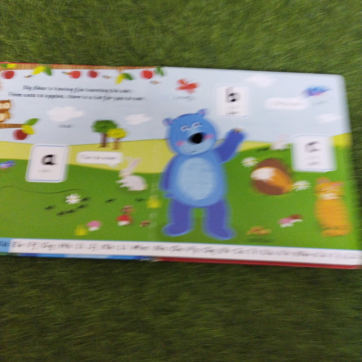 Learn with me a b c with first words, numbers , shapes and colours