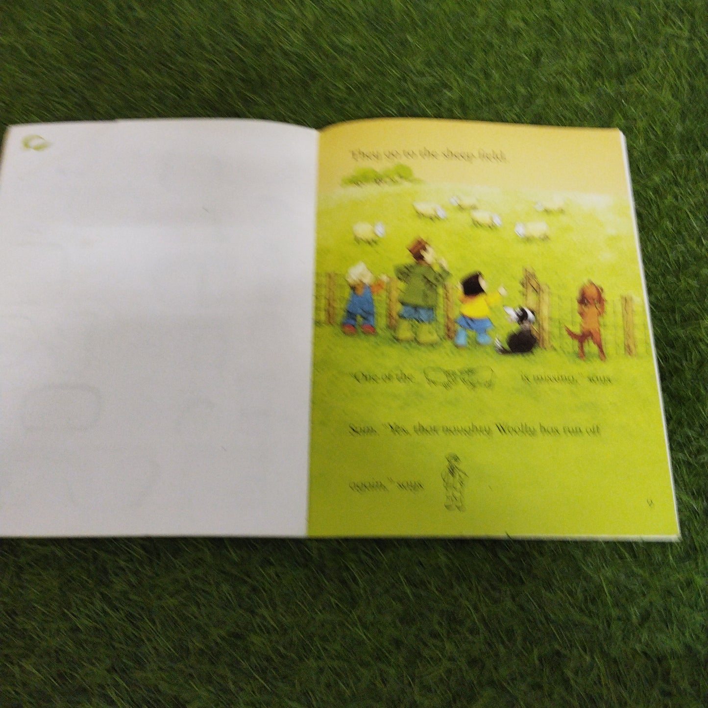Usborne Farmyard Tales Sticker Stories The Silly Sheepdog with over 50 stickers