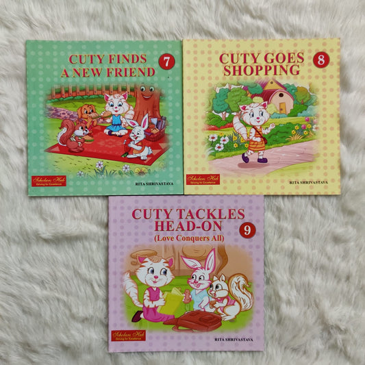 Cuty's Outdoor activities | set of 3 books