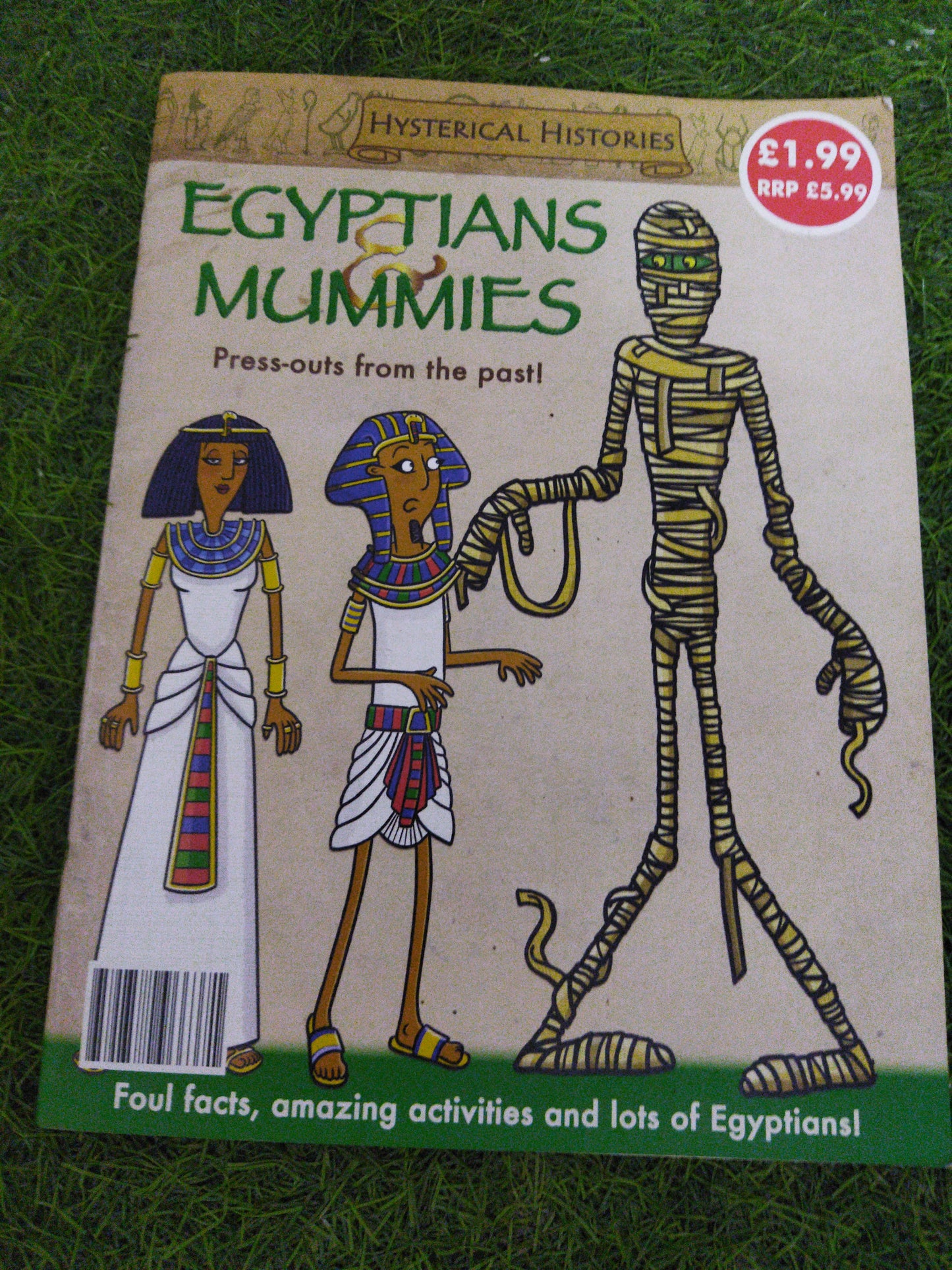 Hysterical Histories Egyptians Mummies press-outs from the past !