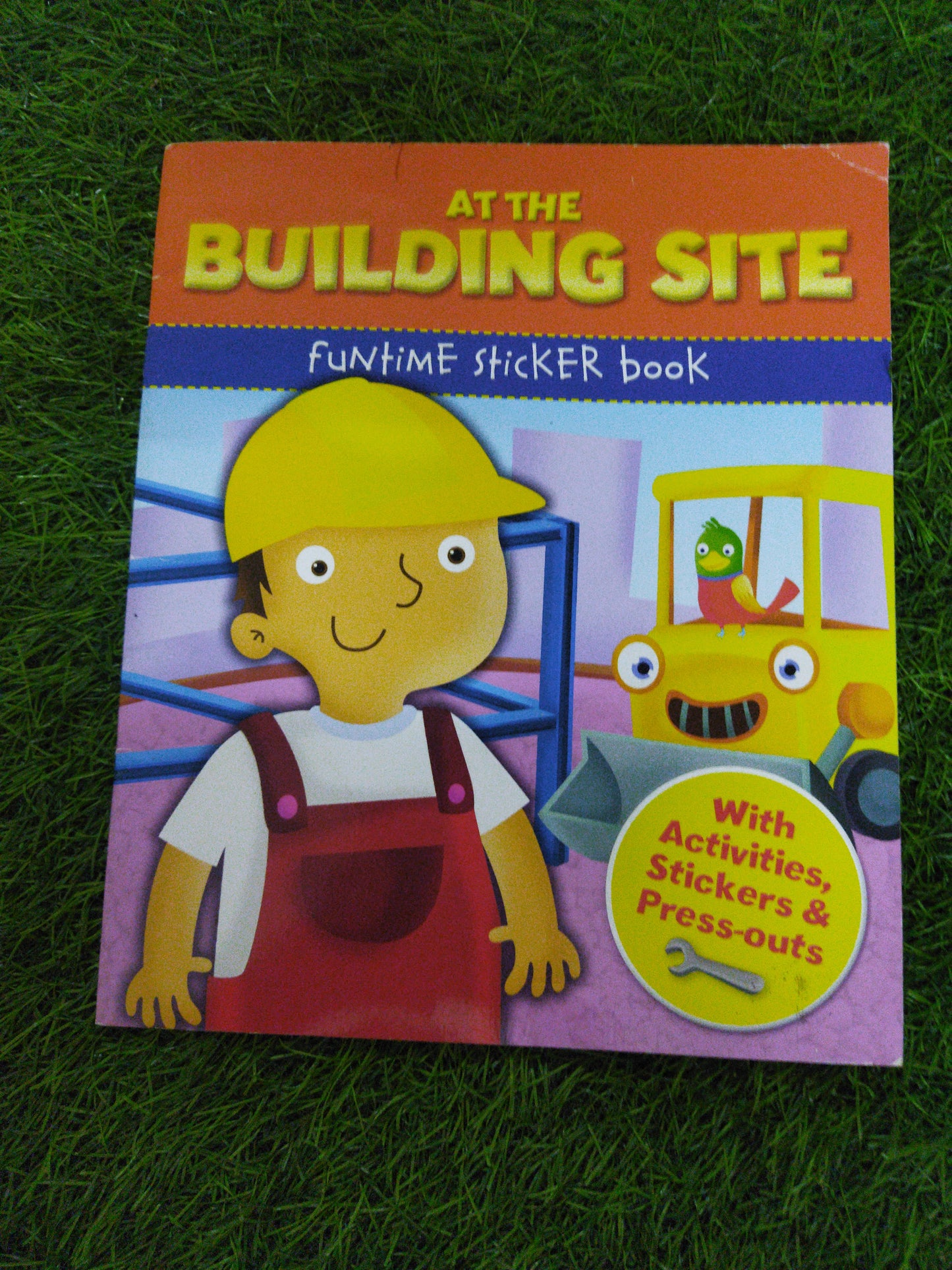 At The Building Site with activities, stickers & press-outs