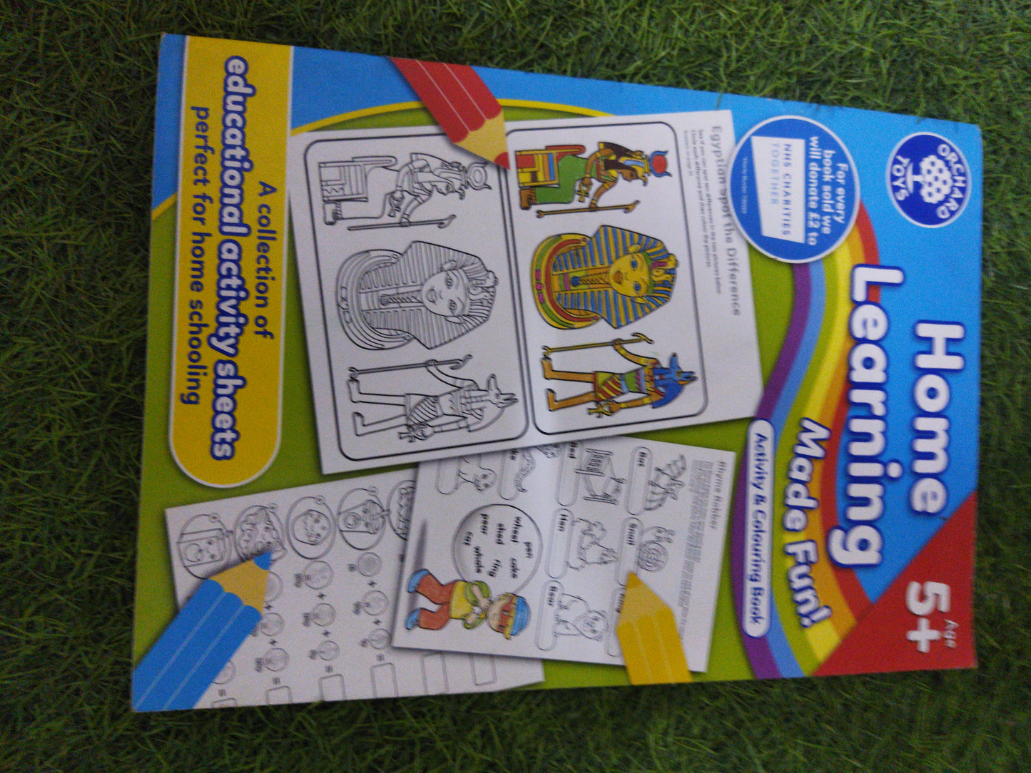 Home Learning Made Fun Activity & Colouring Book