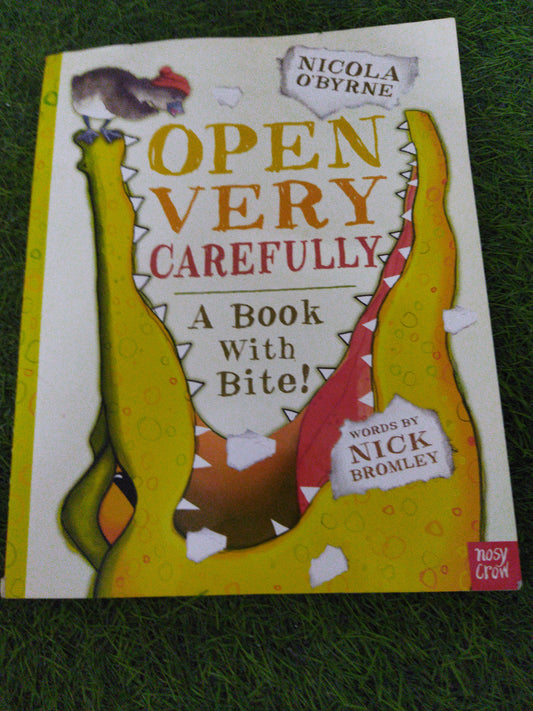 Open Very Cartefully A Book with Bite !