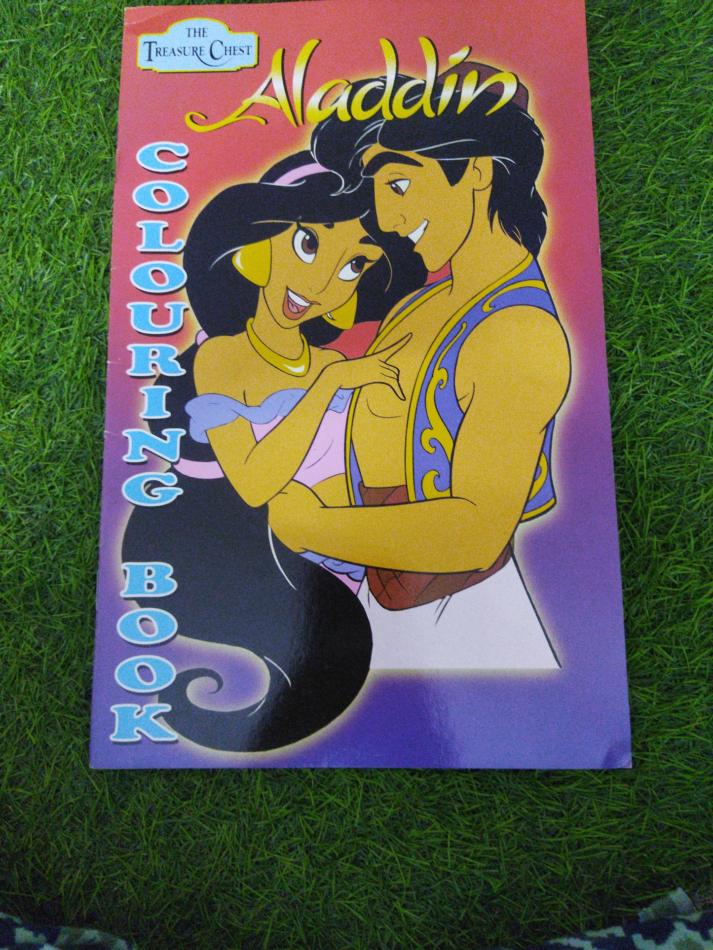 The Treasure Chest Aladdin Colouring book