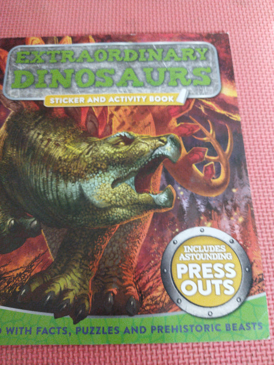 Extraordinary Dinosaurs Sticker And Activity Book
