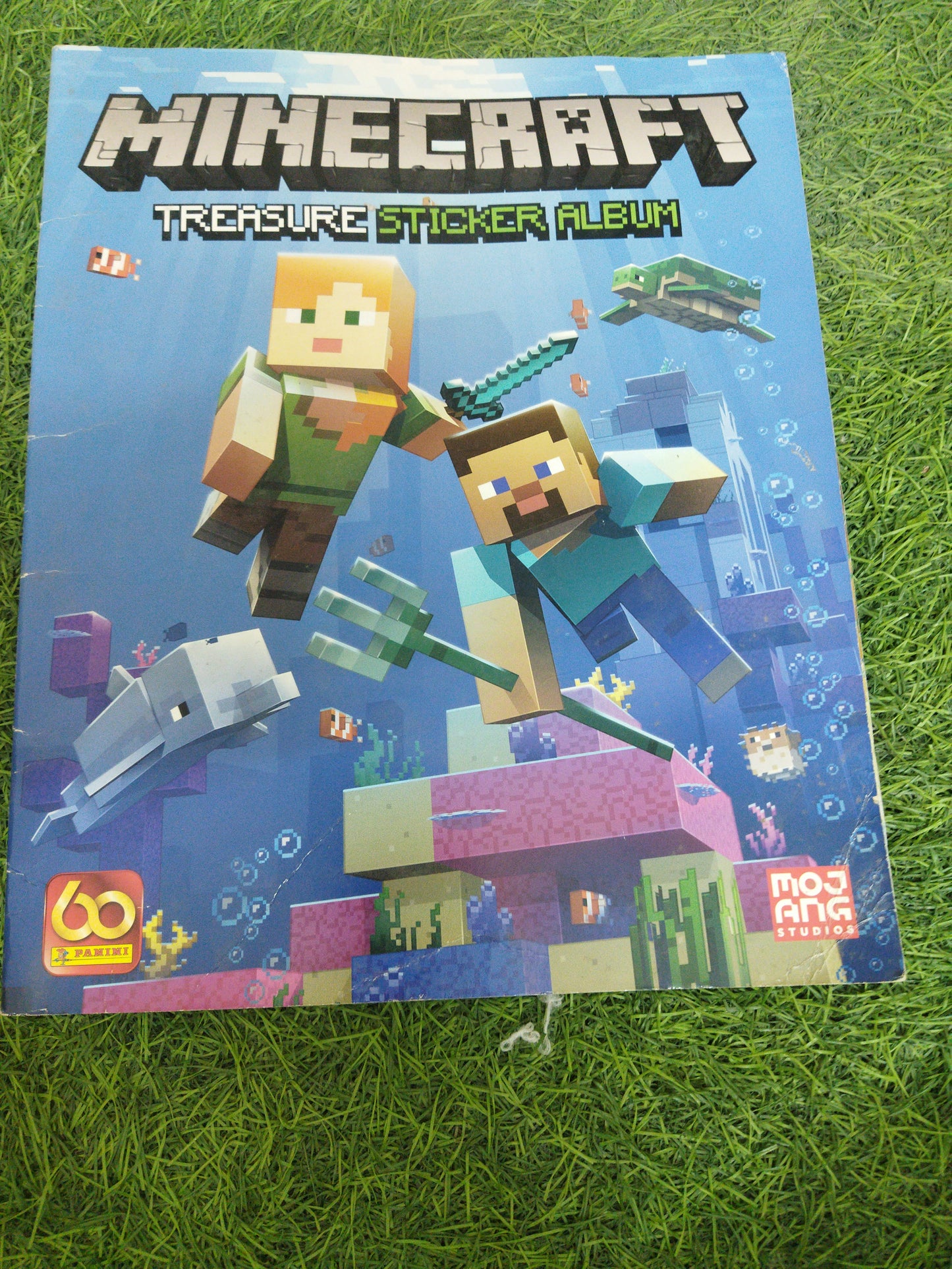 Minecraft Treasure Sticker Album