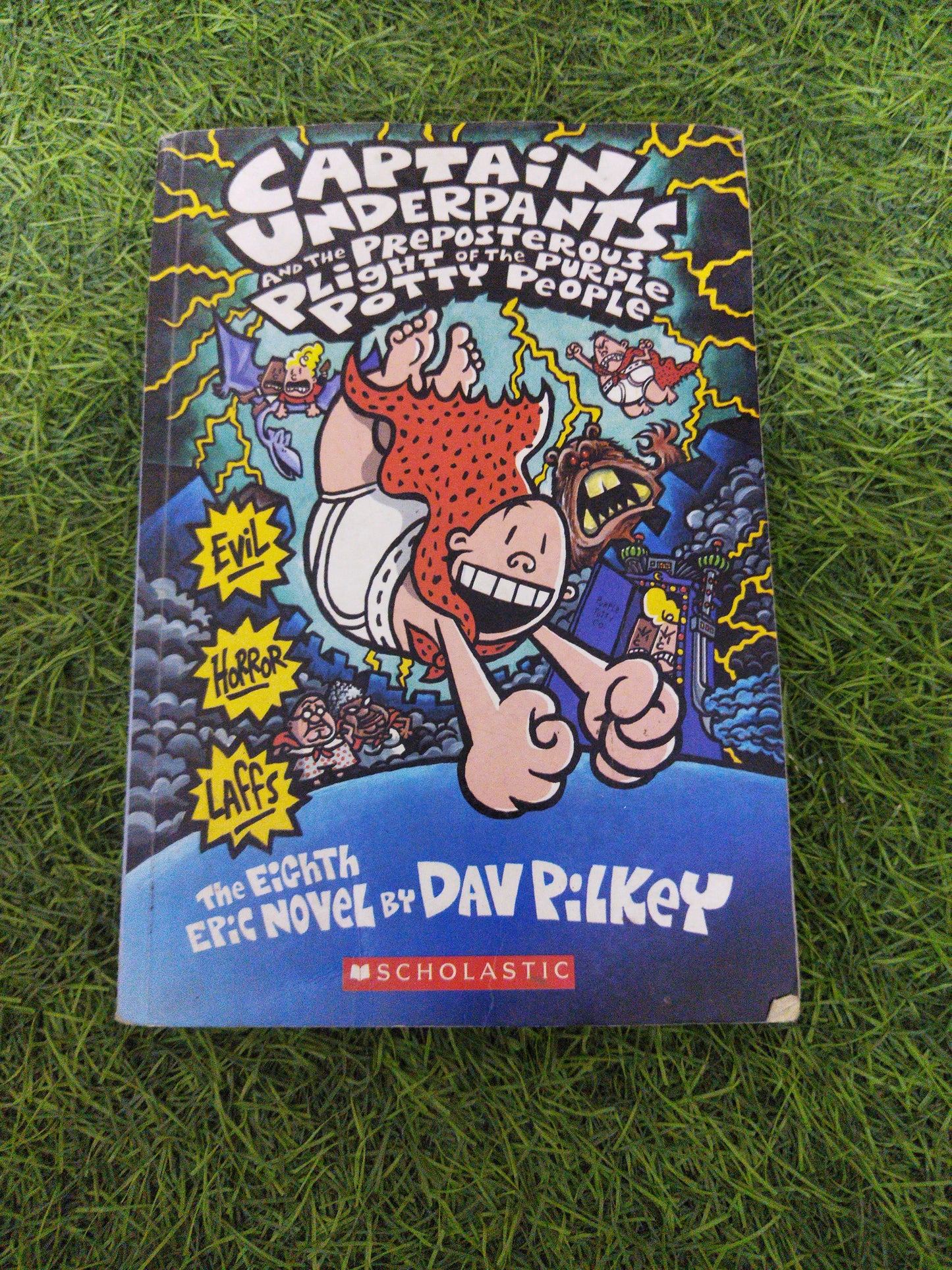 Captain underpants And the Preposterous   light of the purple  Potty people