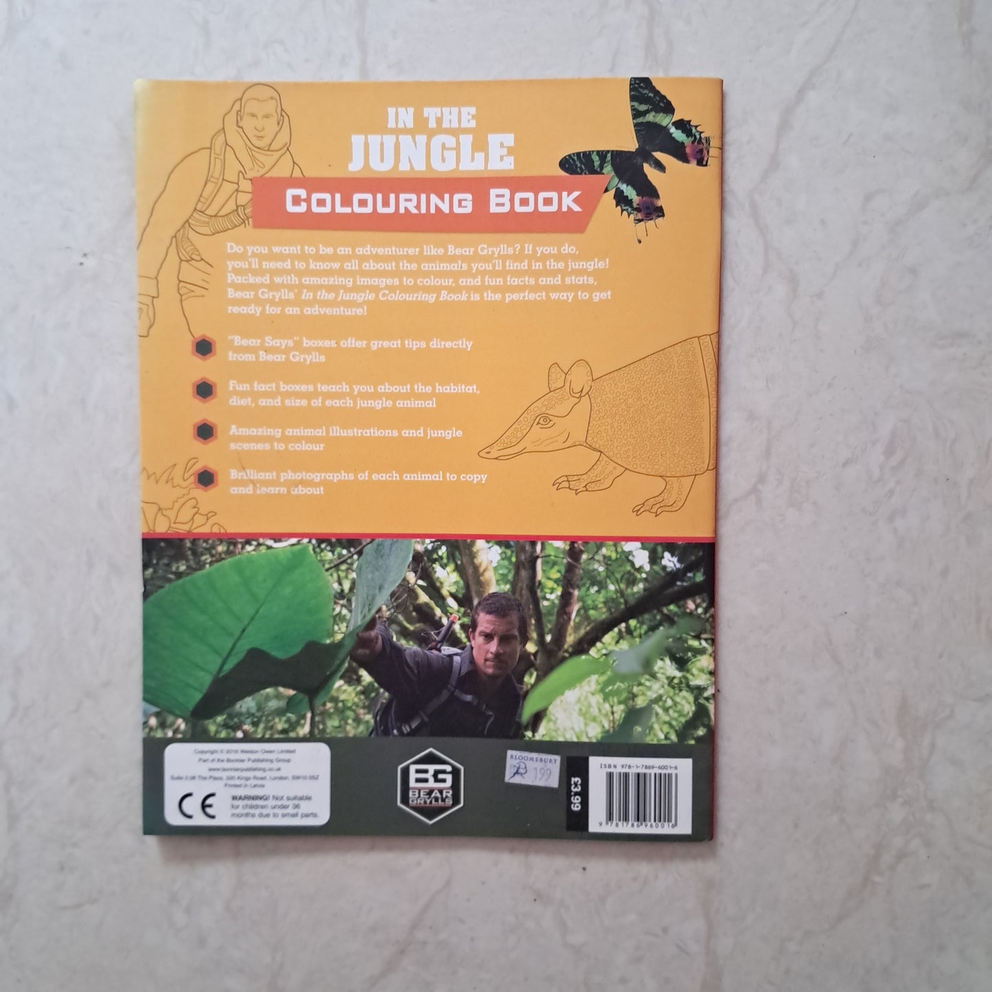 In The Jungle Colouring Book