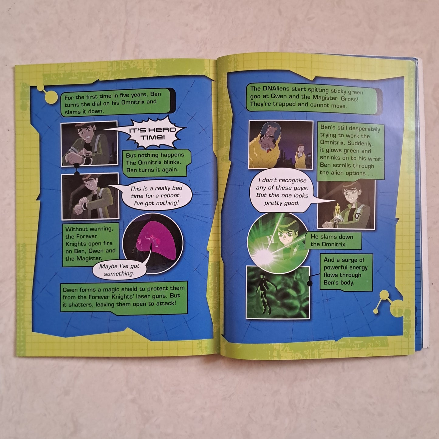 Ben 10 Returns Part 1 Storybook with Puzzles