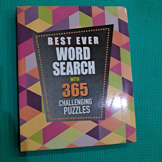 Best Ever Word Search with 365 Challenging Puzzles