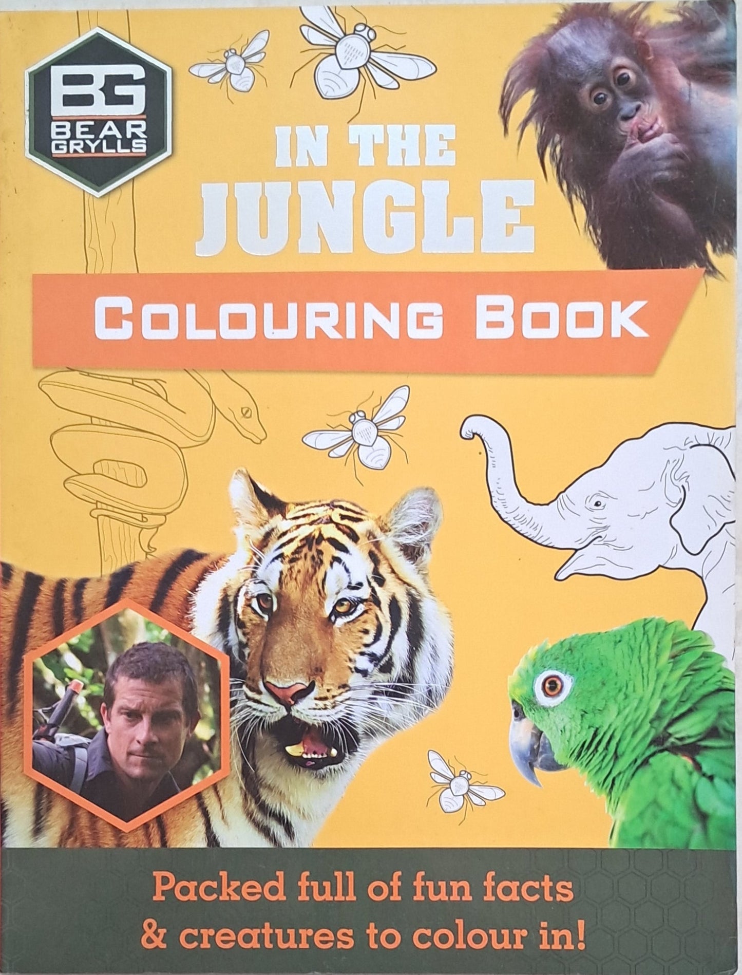 In The Jungle Colouring Book