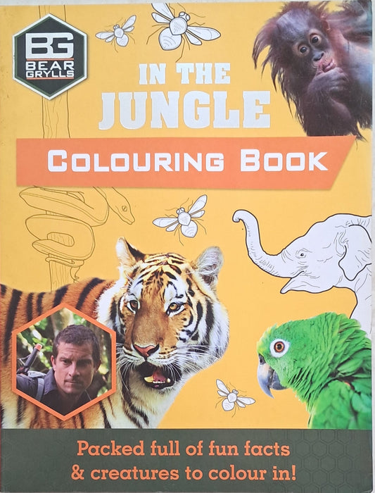 In The Jungle Colouring Book