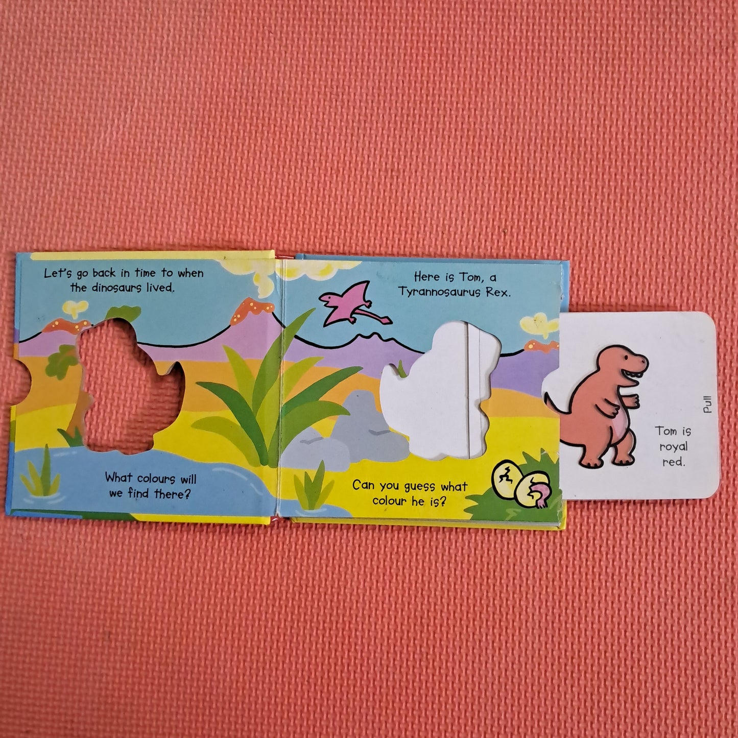 Dinosaurs A mini Magic Colour Book Flap Book