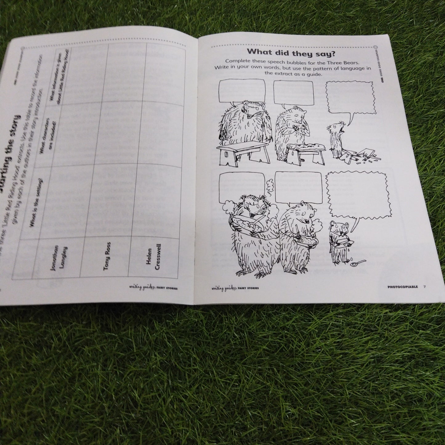 Writing Guides Activities For Fairy Stories