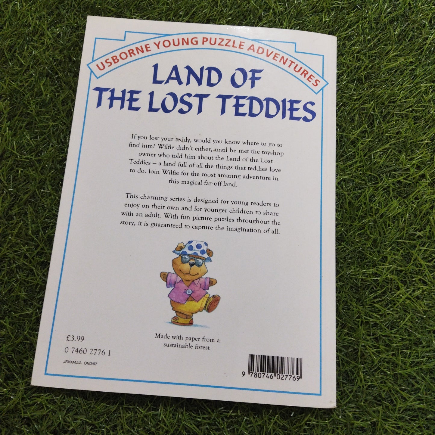 Usborne Young Puzzle Adventures Land Of the Lost Teddies