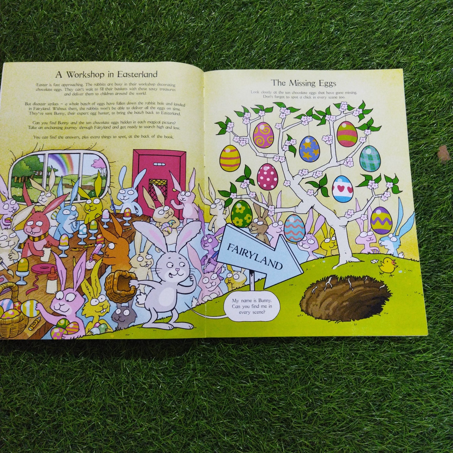 Where's The Bunny ?An Egg-Cellent Seach -And -Find Book