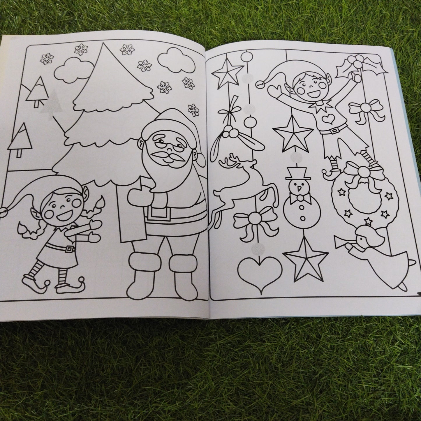 Sticker Fun Colouring Book Happy Elf