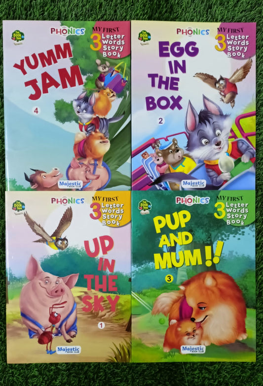 3 letter Story Book | set of 4 Books