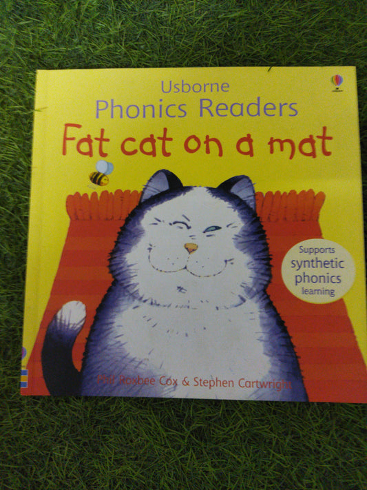 Usborne Phonics Readedrs Fat on a mat
