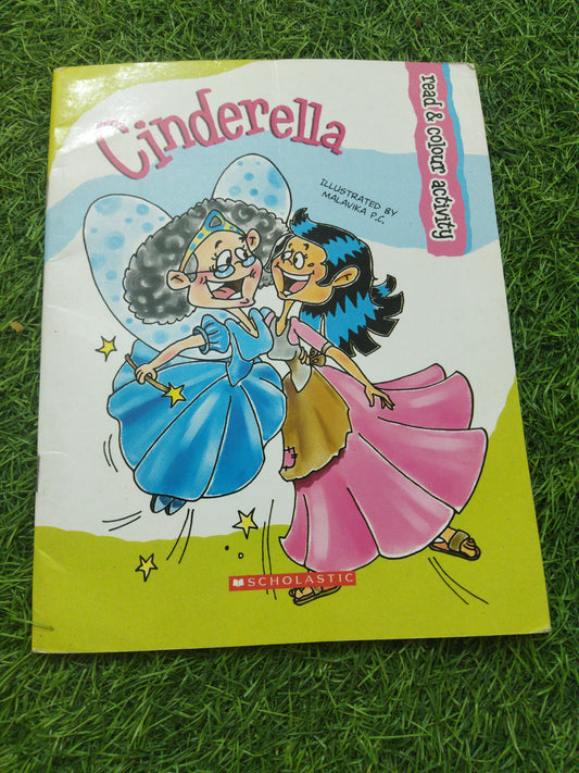 Cinderella read & colour activity