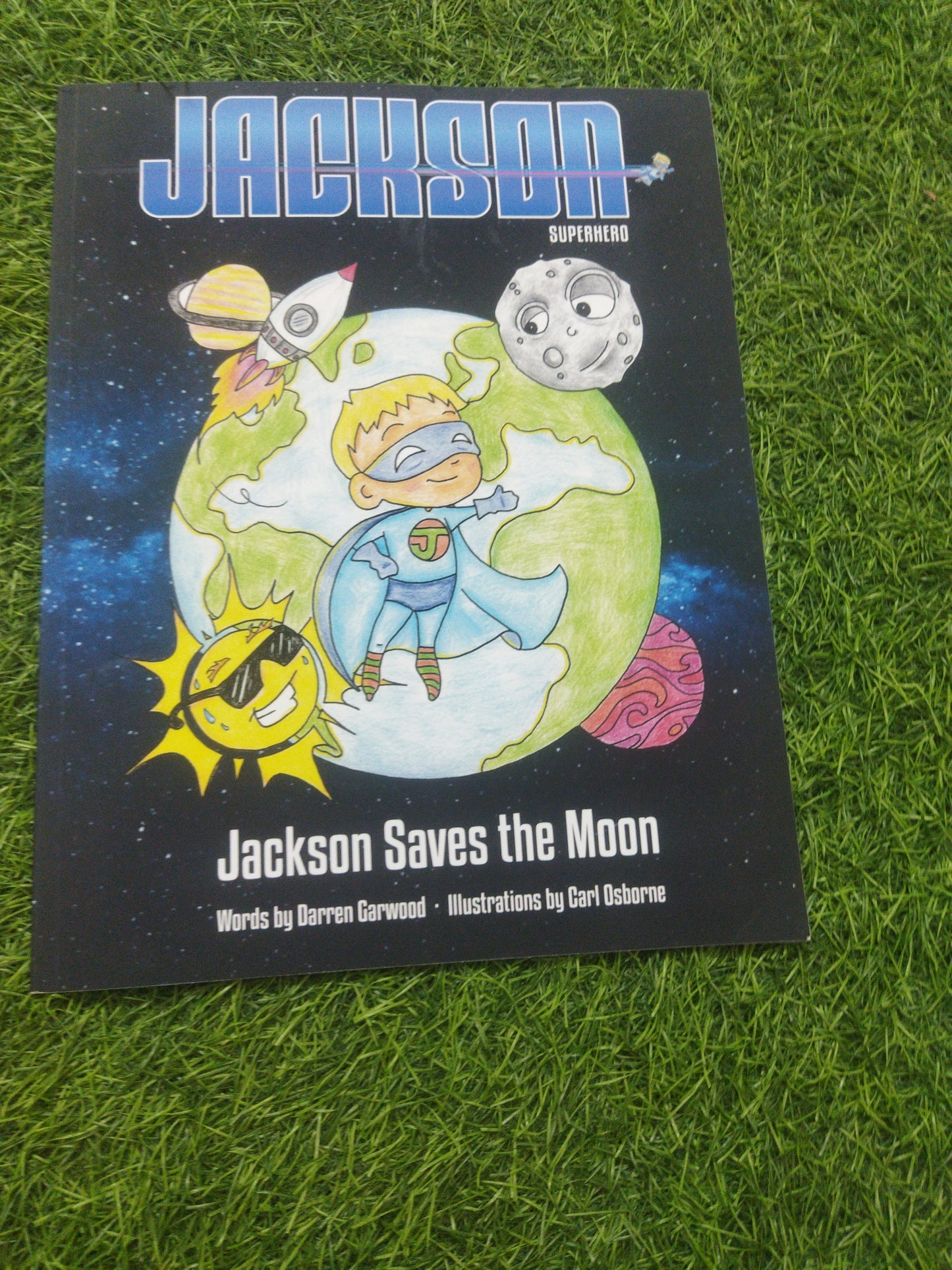 Jackson Superhero Jackson saves the Moon