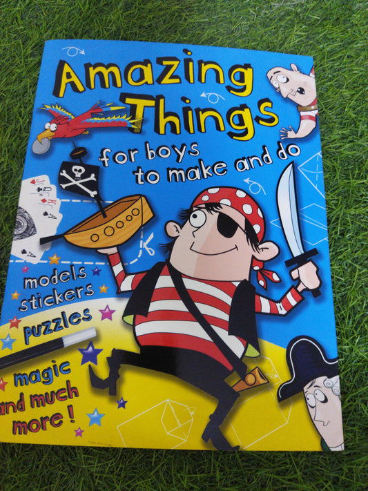 Amazing things for boys to make and do  models stickers puzzles