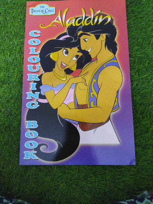 The Treasure Chest Aladdin Colouring book
