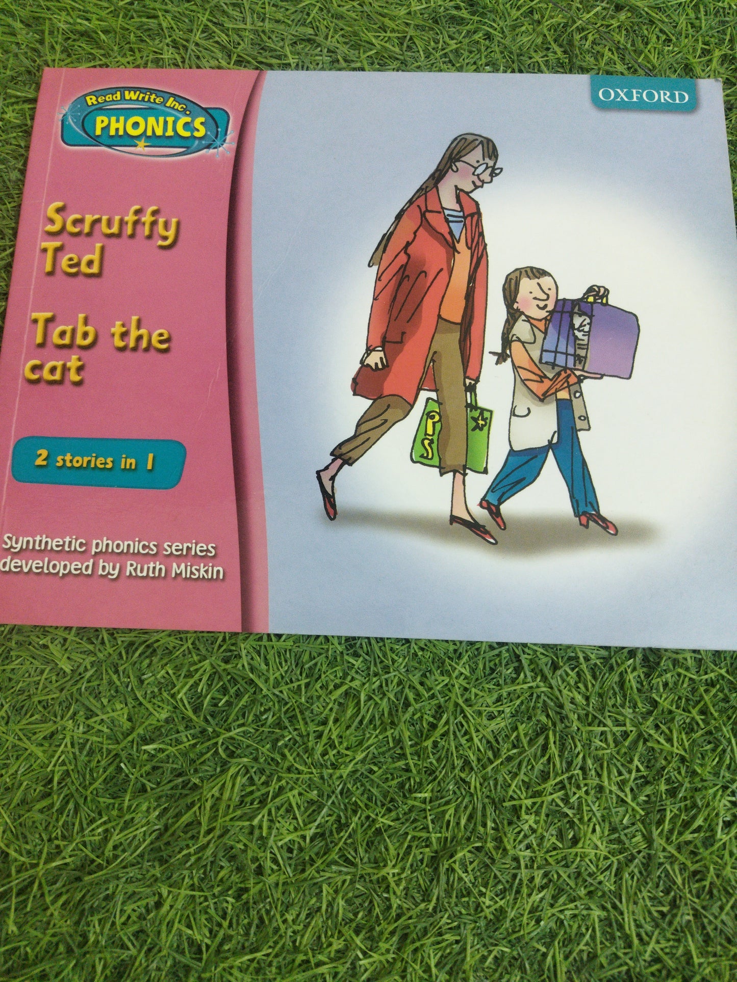 Scruffy Ted   Tab the cat