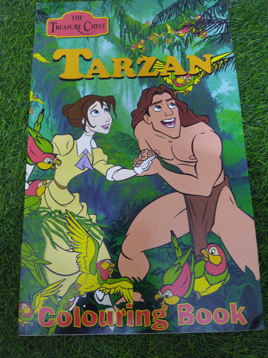 The Treasure Chest Tarzan Colouring book
