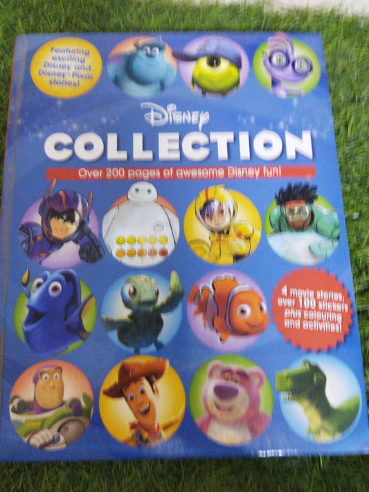 Disney Collection Over 200 pages of awesome disney fun ! 4 movie stories, over 100  stickers plus colouring and activities !