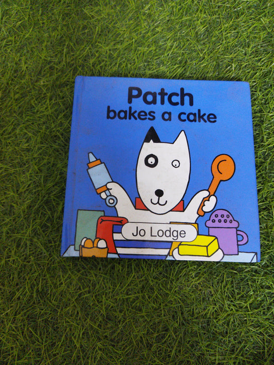 Patch bakes a cake Pull the tabs and help patch msakes his pop-ups surprise !