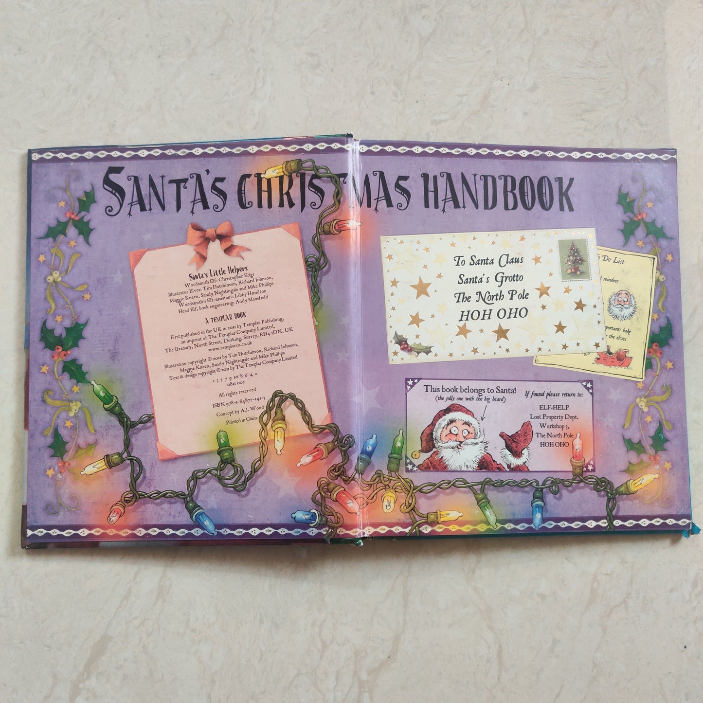 Santa's Christmas Handbook by Santa's Elves - Flap Book