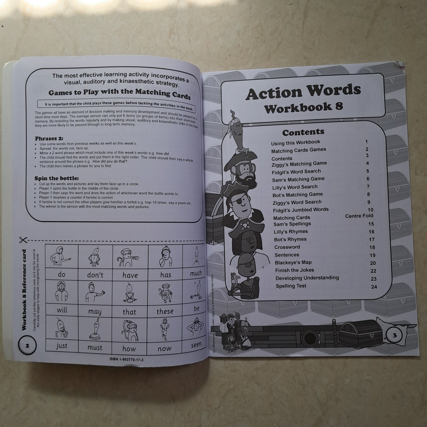 A Multi sensory scheme for teaching key words  Action Words