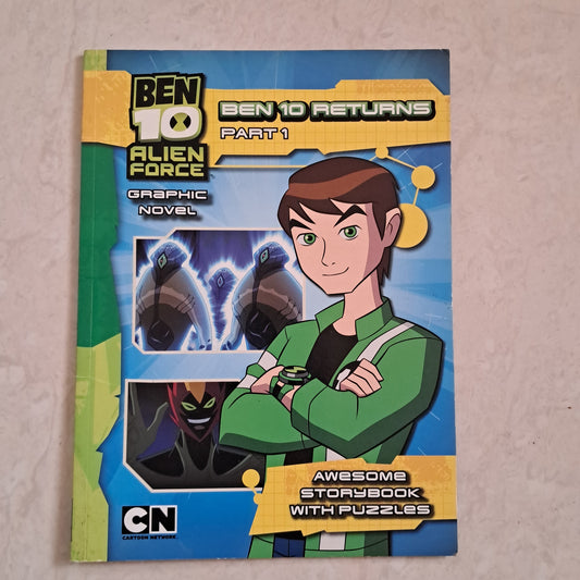 Ben 10 Returns Part 1 Storybook with Puzzles