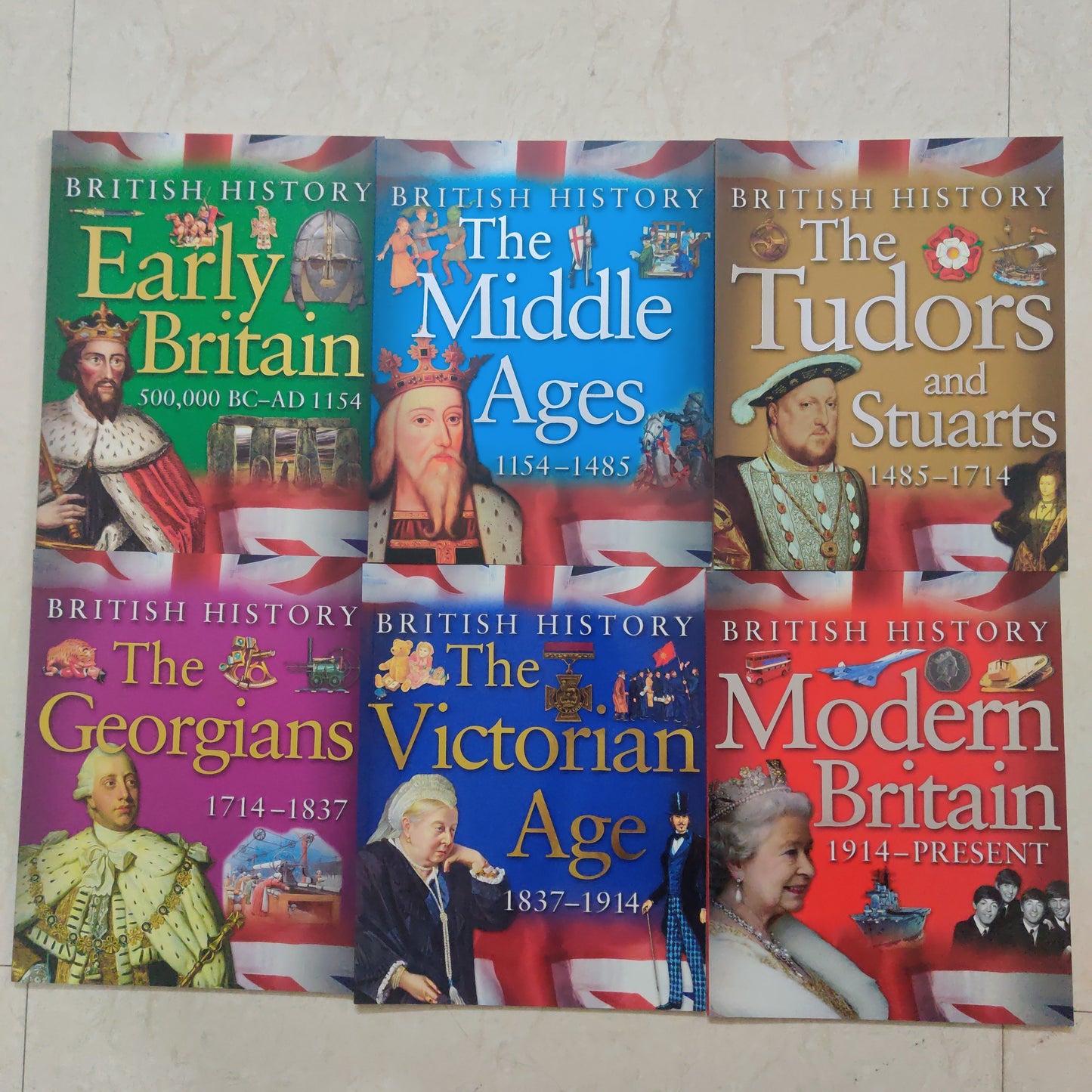 British Histories from 500,000 BC to Present (Set of 6 Books) | Paperback